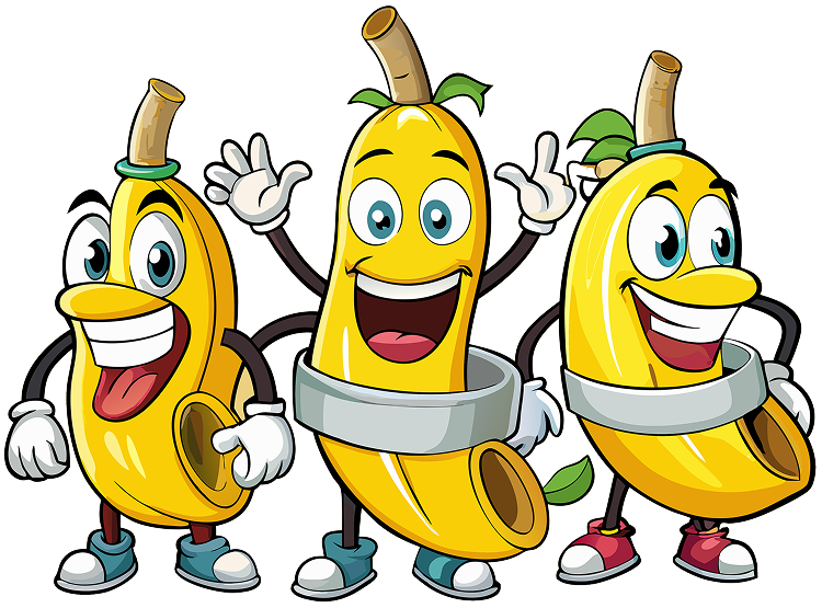 Banana Coin characters